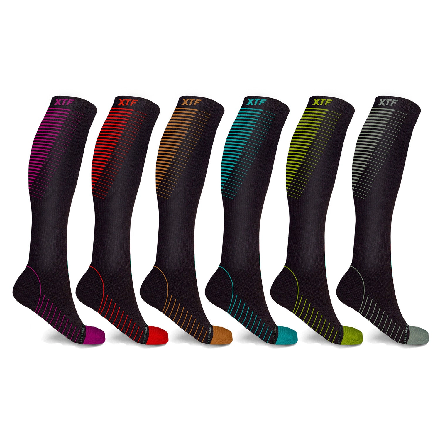 Extreme Fit Copper Compression Socks - Knee High For Running