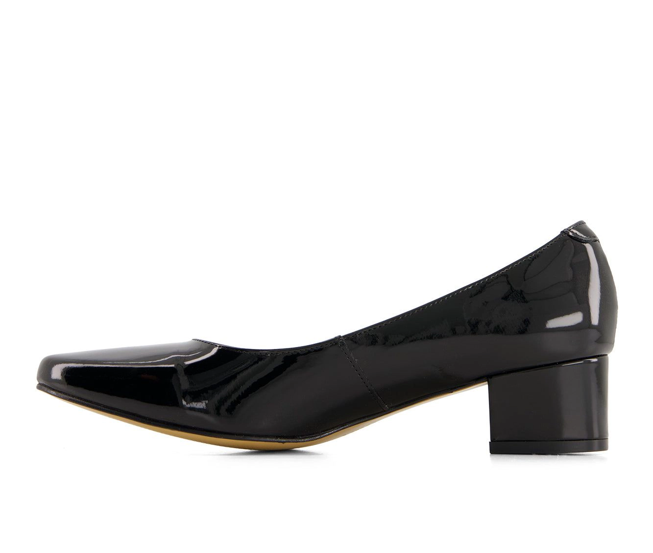Andrea Womens Classic Comfort Patent Pumps