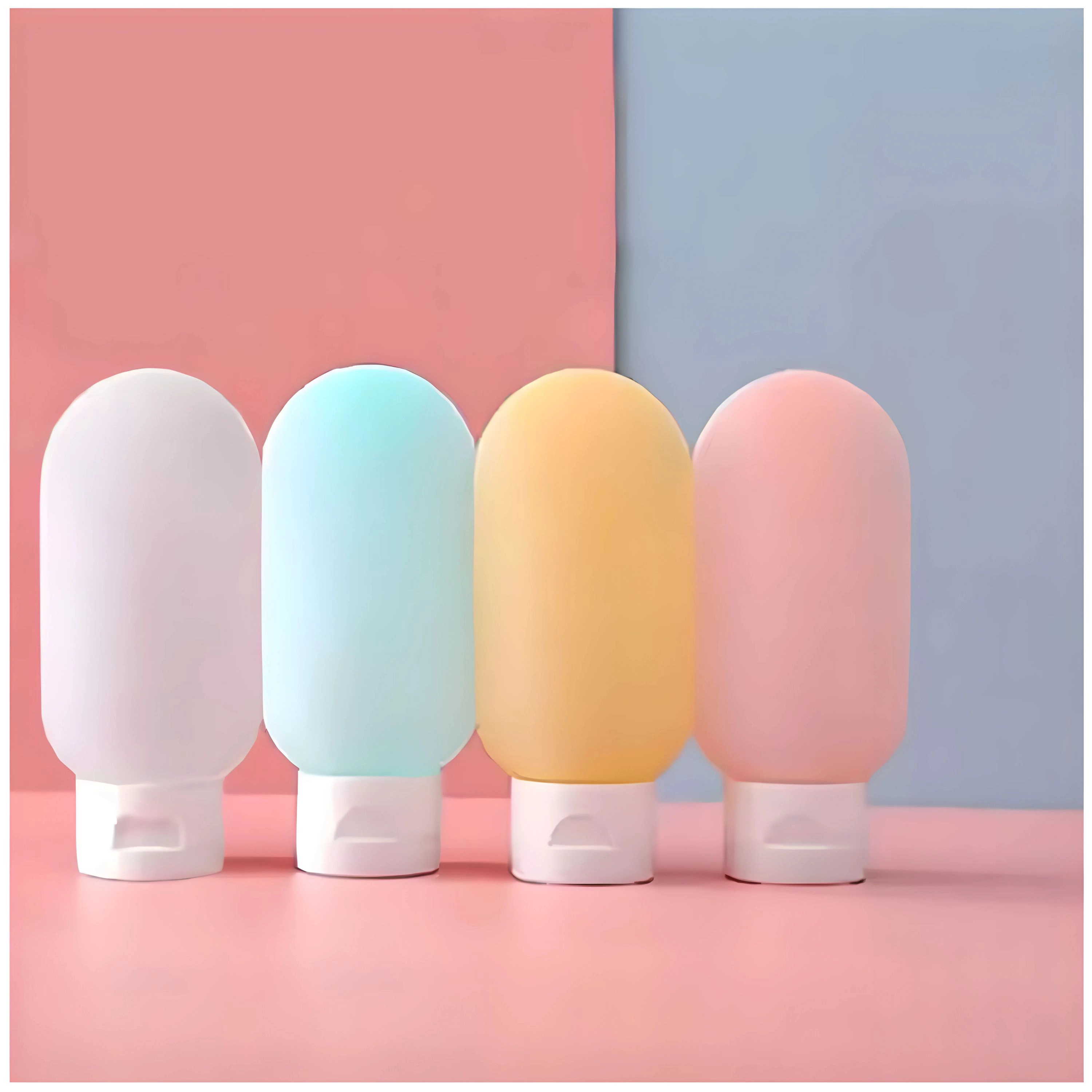 Kitcheniva 4 Pcs Soft Squeeze Reusable Travel Bottle Set