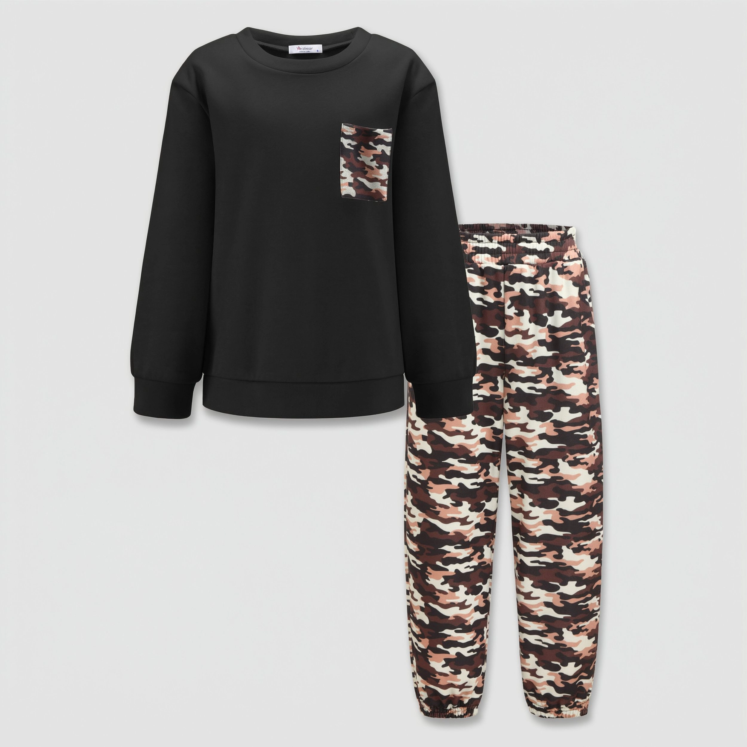 Arshiner Boys Fleece Sweatshirt Pants Outfit Set Fall Winter Clothes
