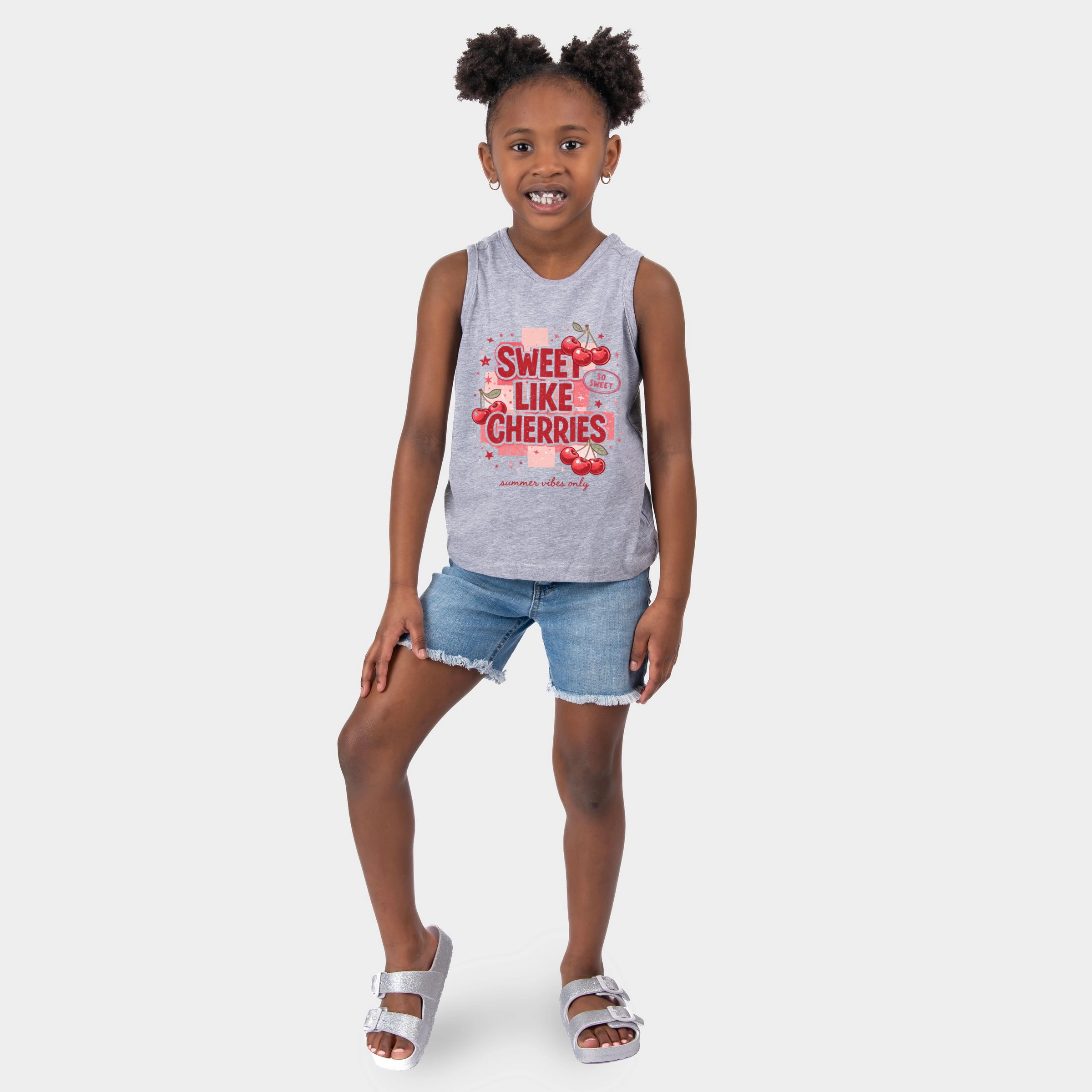 The Juniper Shop - Sweet Like Cherries Summer Vibes Youth Tank Top