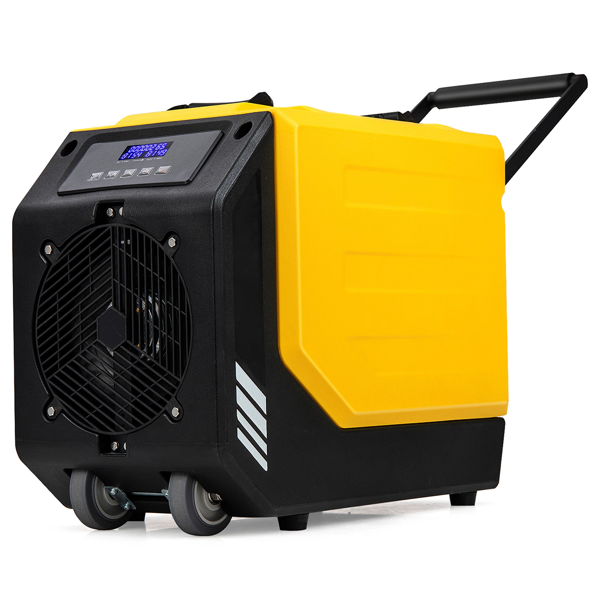 SUGIFT Yellow 9000-Sq-Ft 190-Pint Commercial Dehumidifier with Pump and 2 Wheels 24.5-in W 14-in D 20-in H