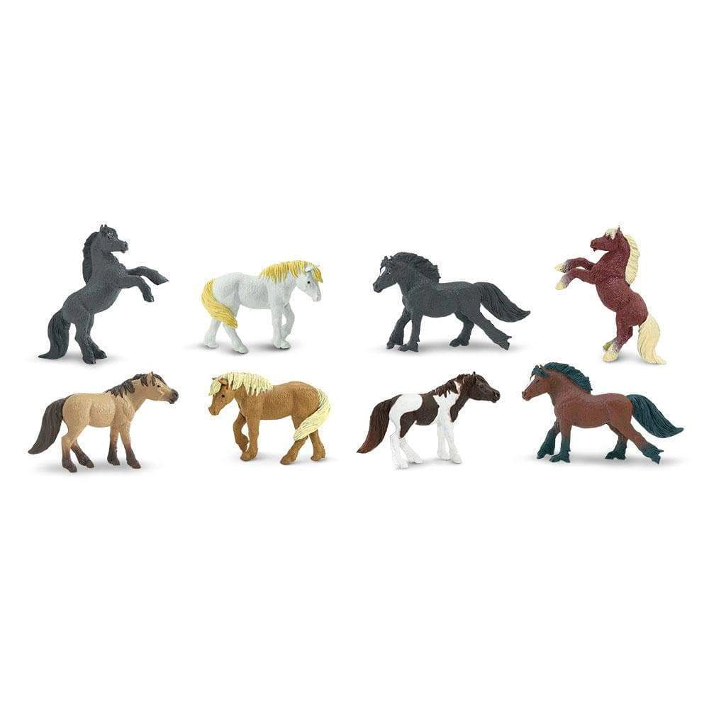 Safari Ltd. - Ponies TOOB - contains 8 Mini Figurines