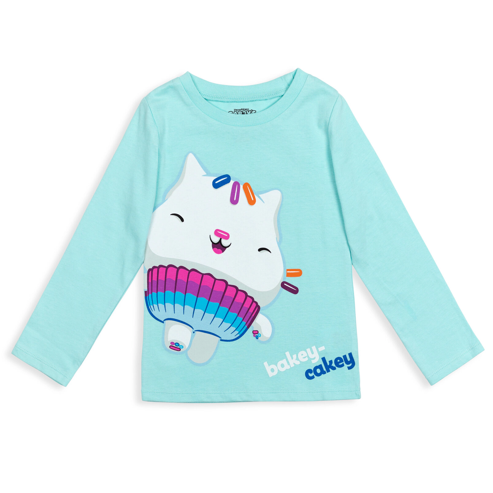 Dreamworks Gabby's Dollhouse Girls' 2-Pack Sensory Friendly Long Sleeve T-Shirts