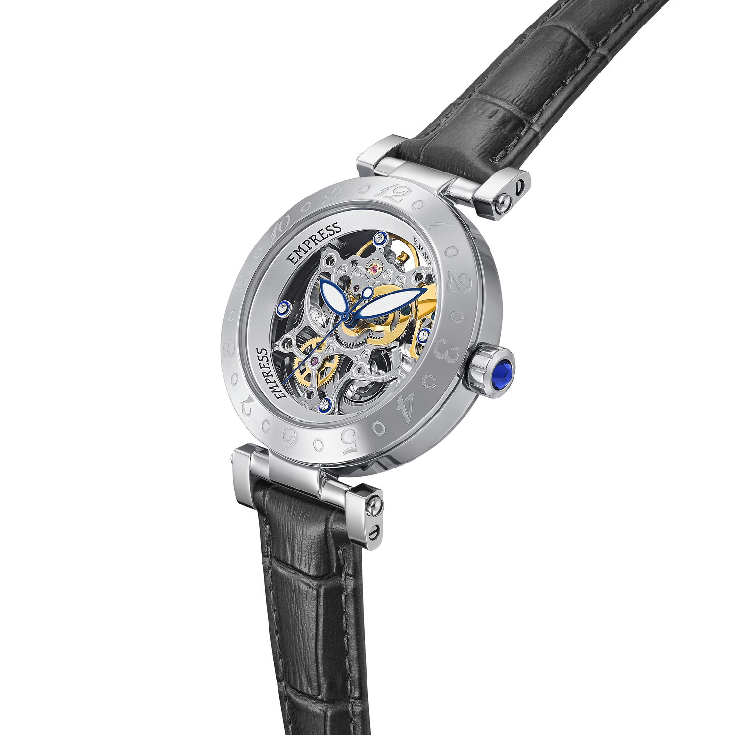 Empress Theodora Automatic Leather-Band Watch