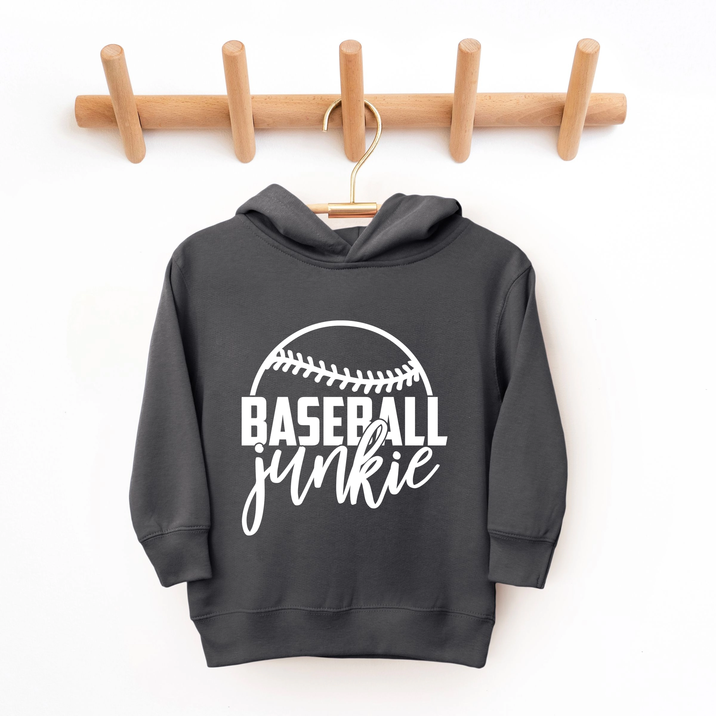 The Juniper Shop - Baseball Junkie Toddler Hoodie