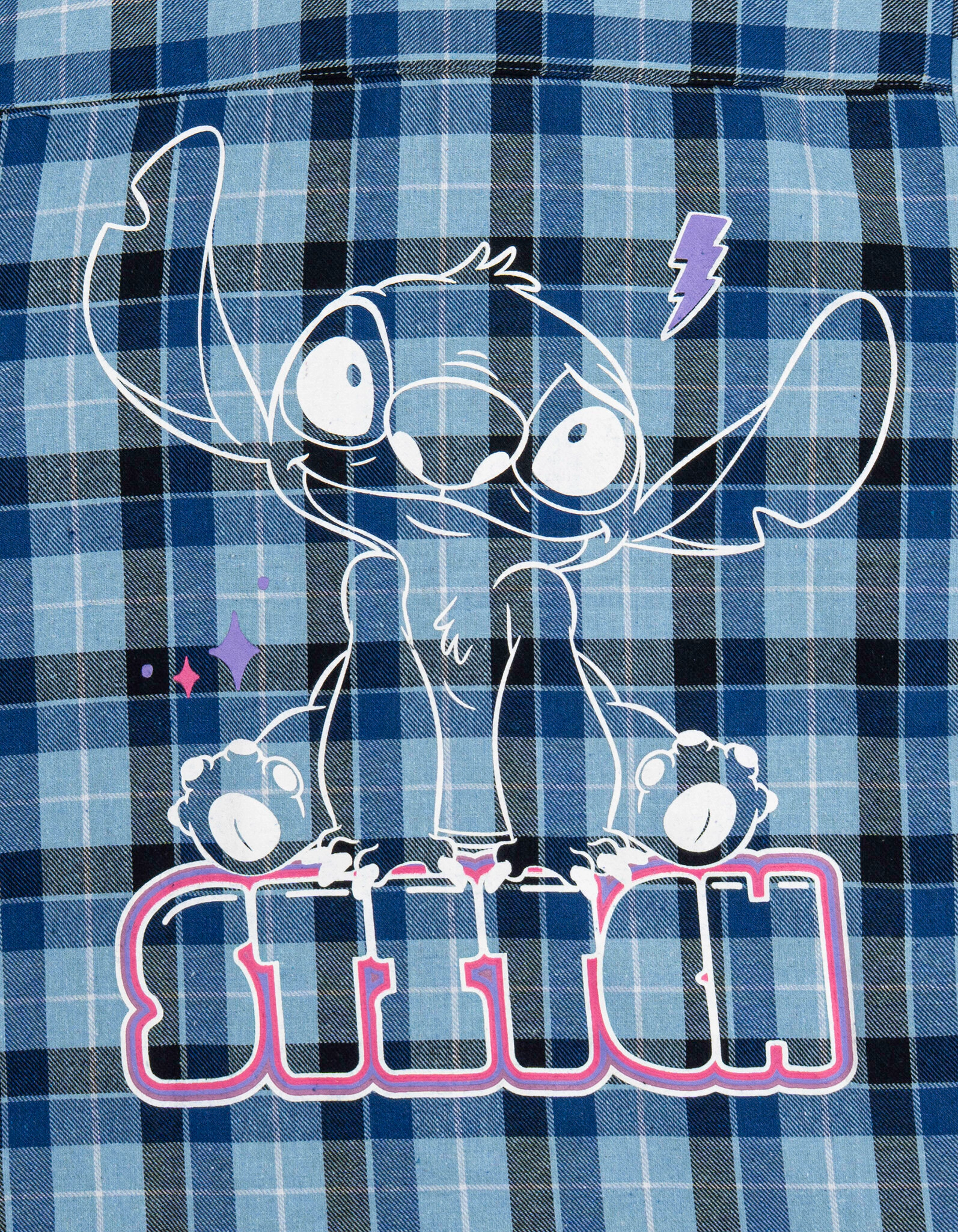 Disney Lilo & Stitch Girls' Long Sleeve Button Down Shirt