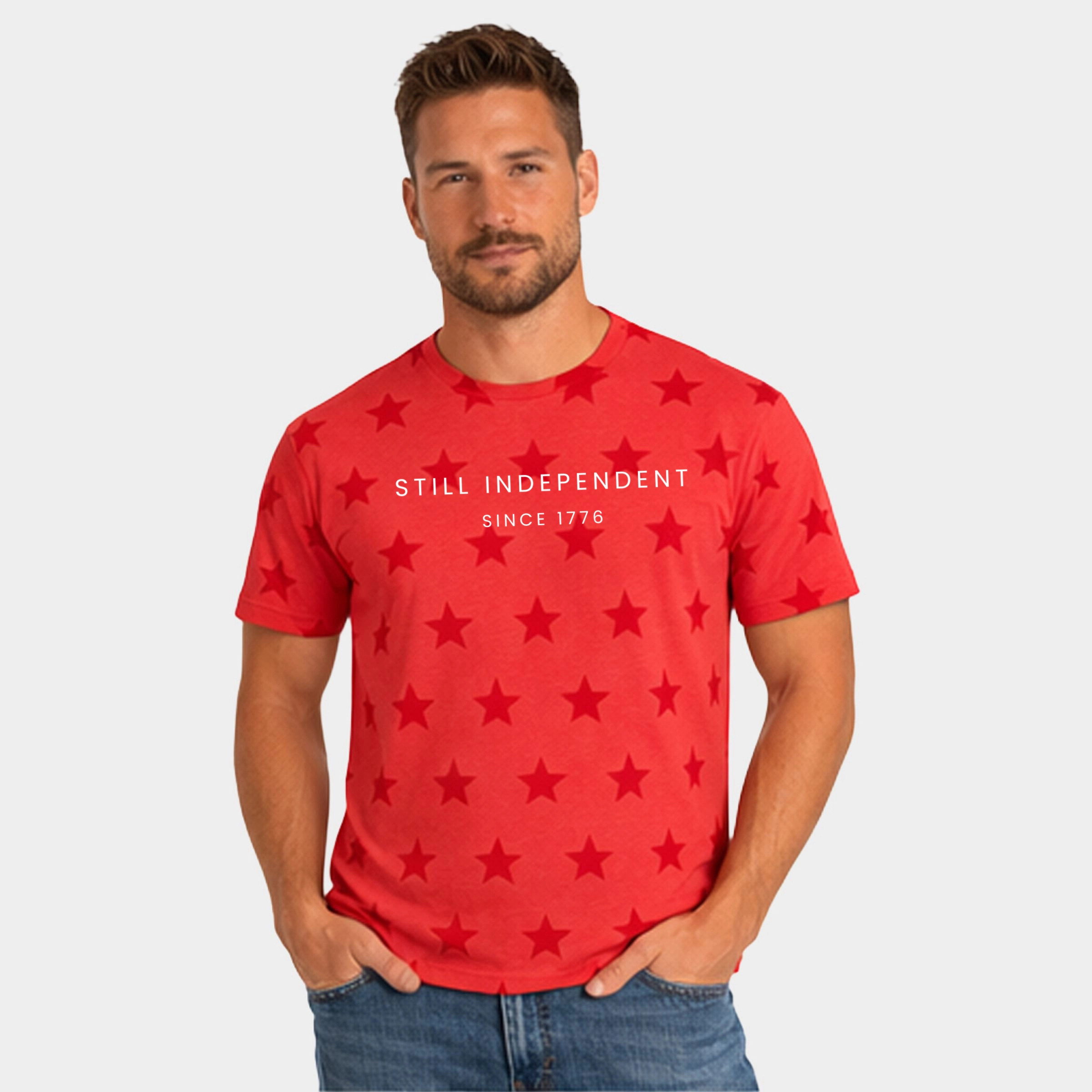 Simply Sage Market - Men's Short Sleeve Star Tee Still Independent Since 1776