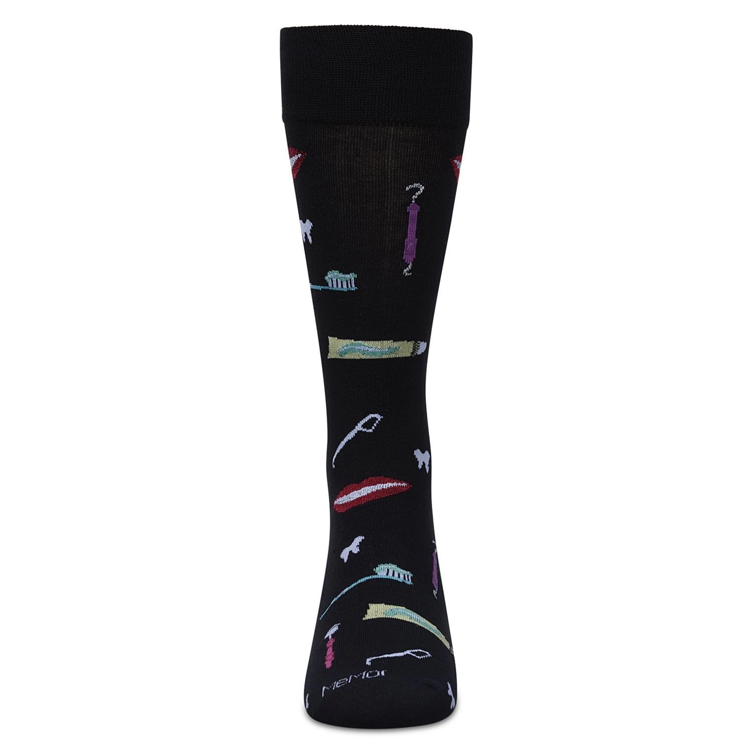 MeMoi Men's Dentist Rayon From Bamboo Crew Socks