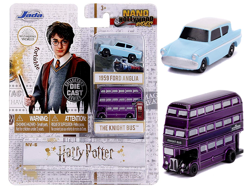 Jada "Harry Potter" 2 piece Set "Nano Hollywood Rides" Diecast Models by Jada