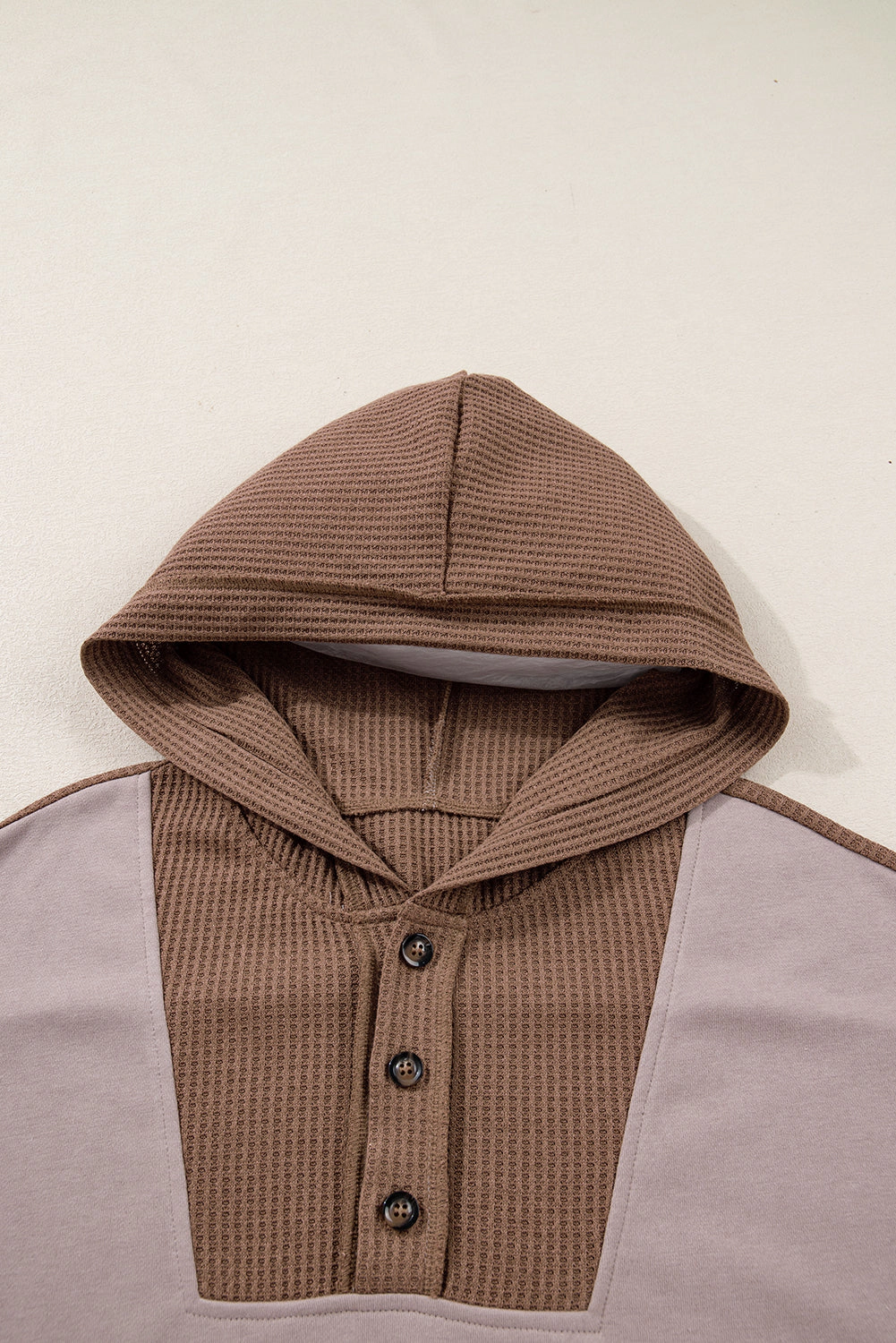 Threaded Pear Women's Alessia Exposed Seam Casual Hoodie
