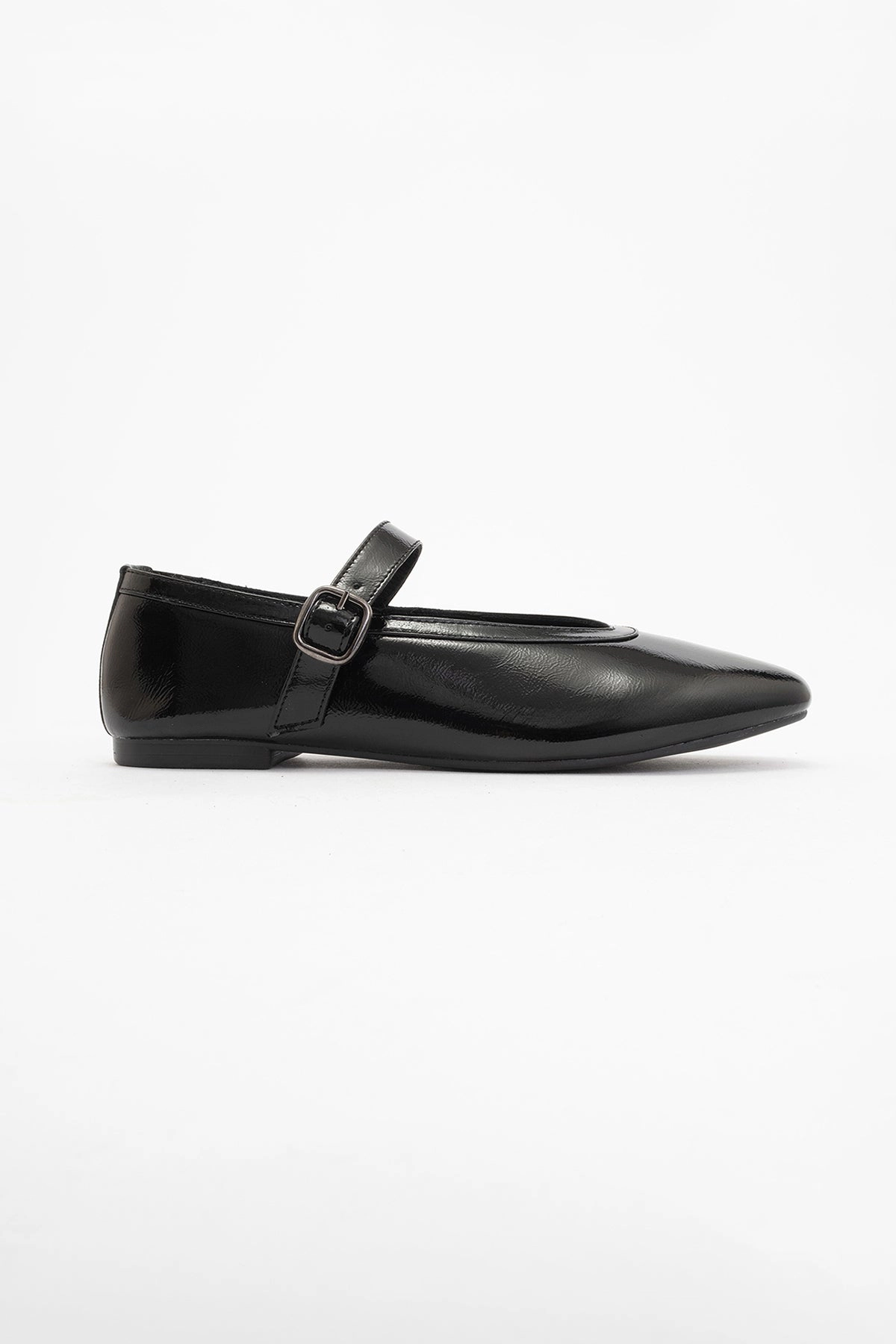 Forever & Always Womens Matilda Leather Mary Jane Flats