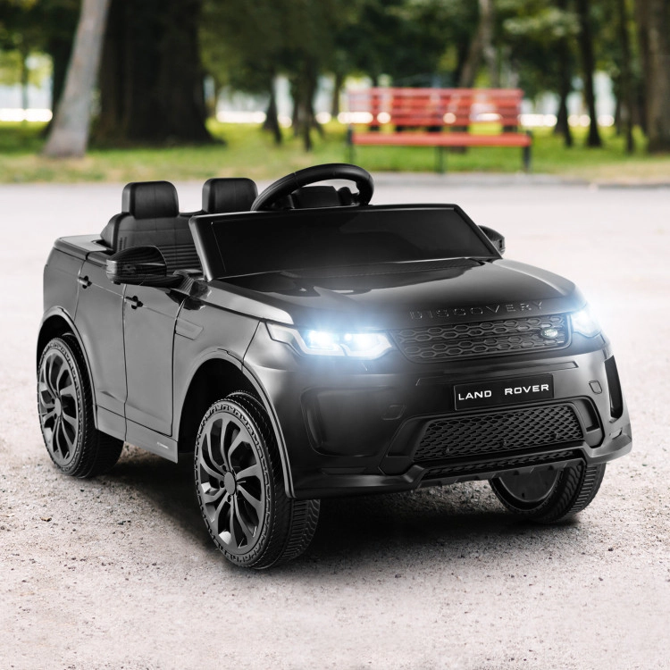 Hivvago 12V Kids Ride On Car with Remote Control Lockable Doors Slow Start System and LED Lights