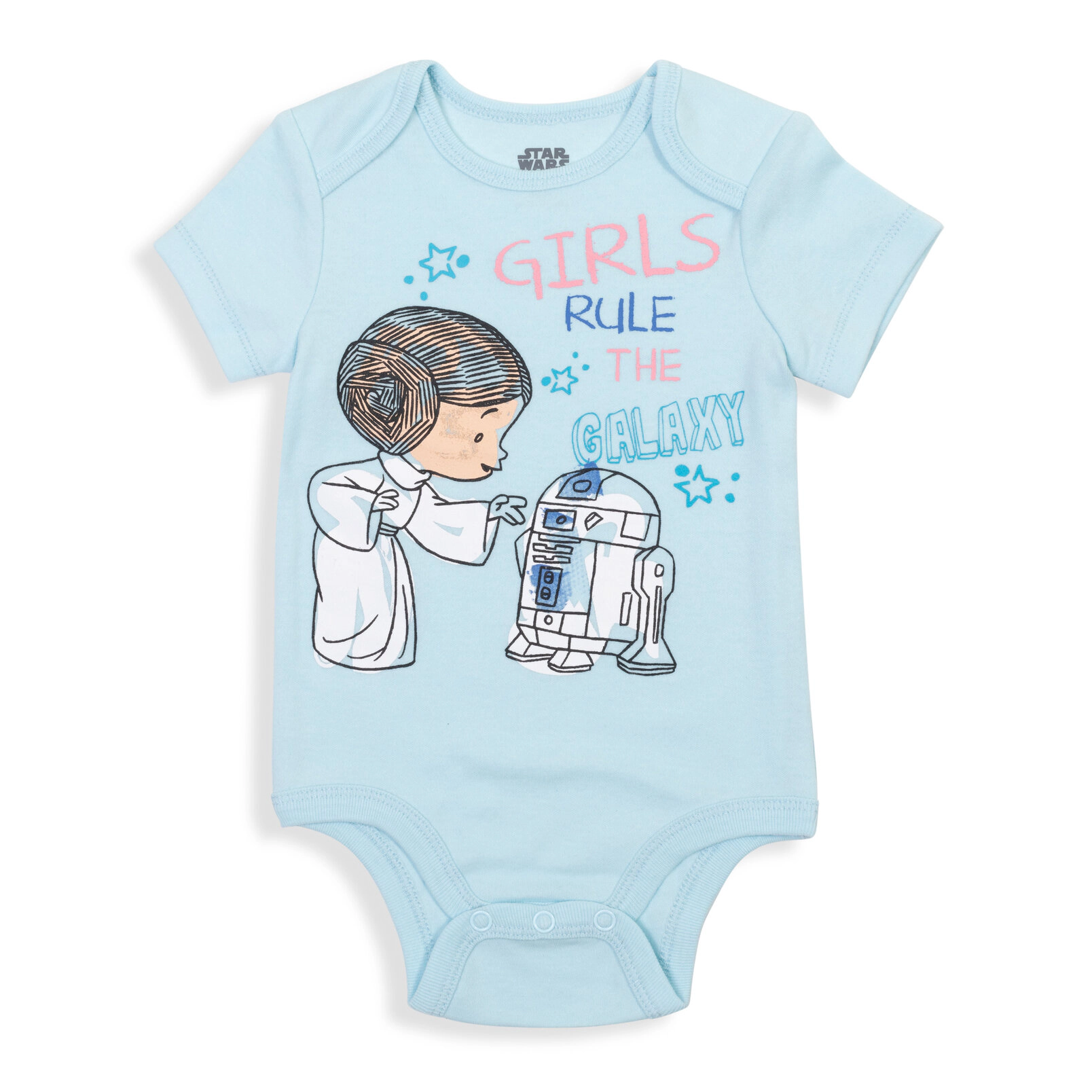 Star Wars The Mandalorian Grogu Baby Girls' 5-Pack Short Sleeve Bodysuits