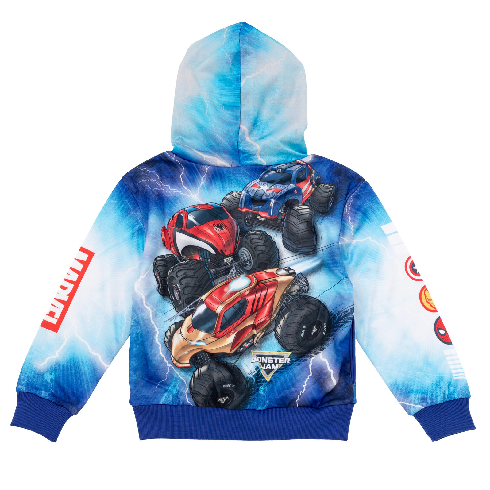 Monster Jam Marvel's Trucks Boys' Fleece Pullover Hoodie