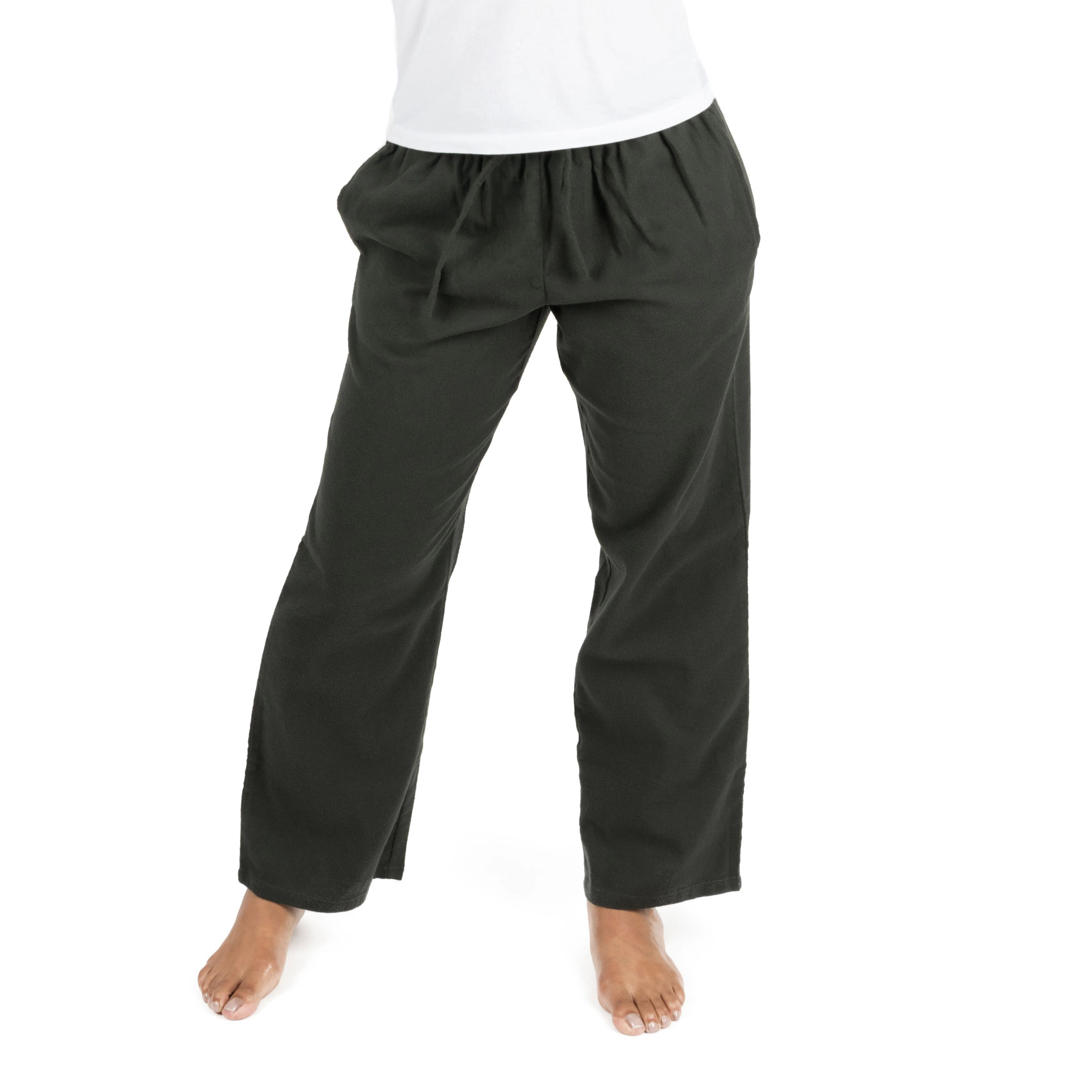 Leveret Women's Solid Flannel Pants
