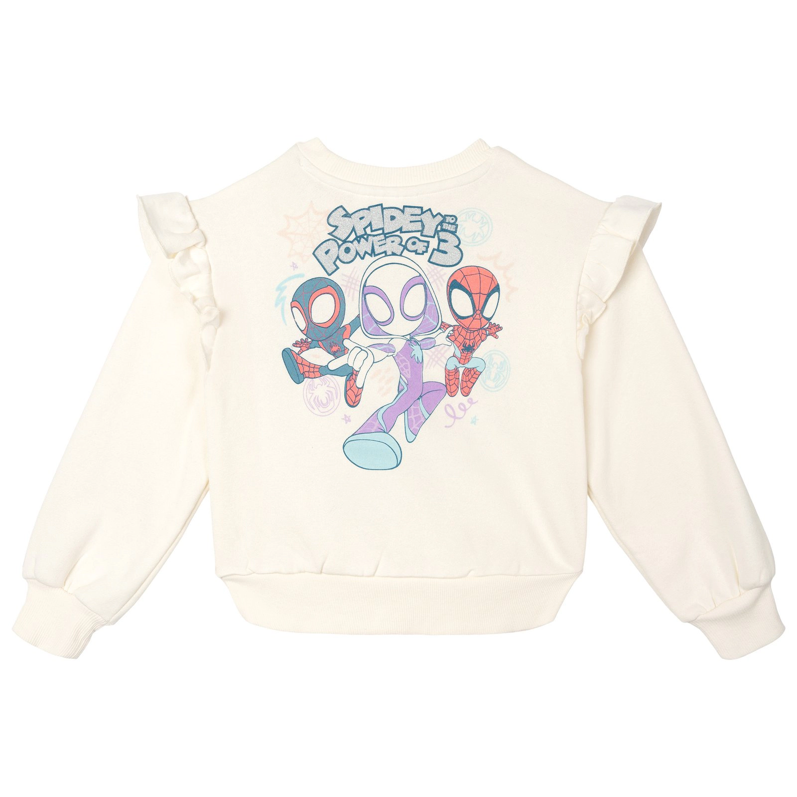 Marvel Spidey and His Amazing Friends Girls' Fleece Sweatshirt Tulle Skirt Set