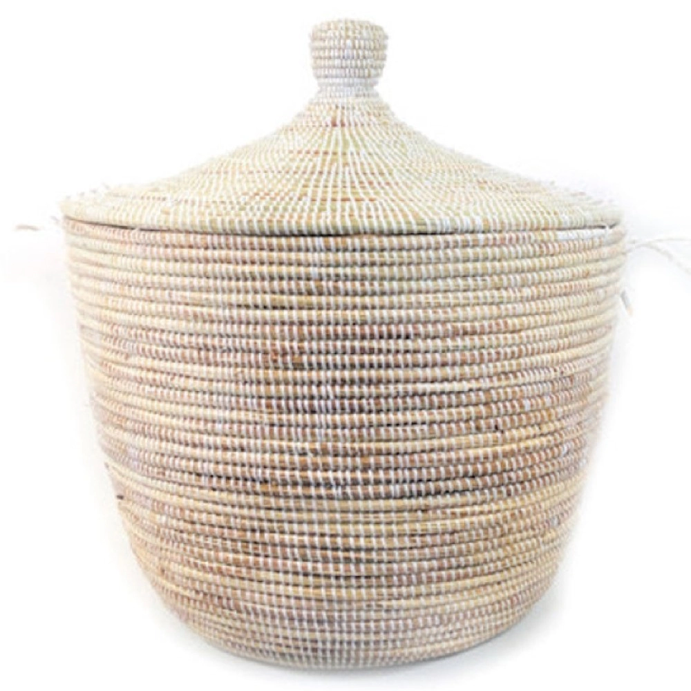 Mbare Dou Lid Storage Basket Low Storage