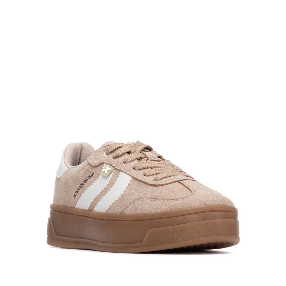 XTI Women's Sneakers Round Toe, Flat Sole
