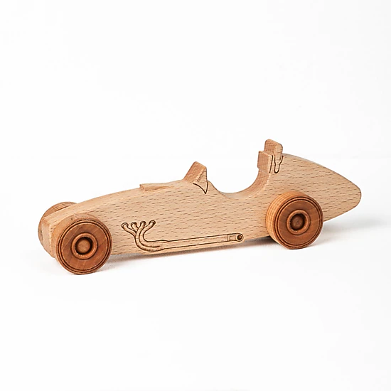 Miller Boys Vintage Toys Indy Special 8.75" Beech Wood Car - Made in USA