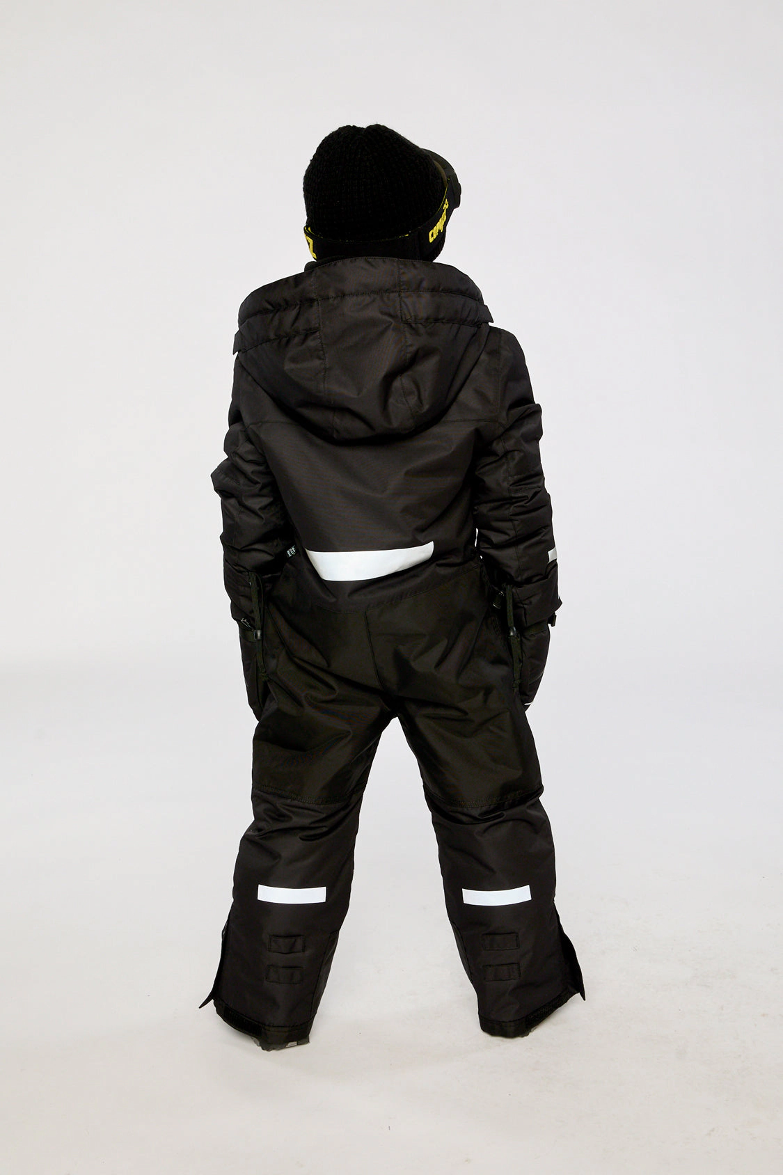 Deux par Unisex One Piece Teknik Hooded Snowsuit with Expandable Sleeves