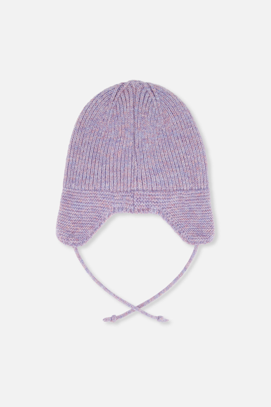 Deux par Girls Winter Knit Hat with Ear Flaps and Strings