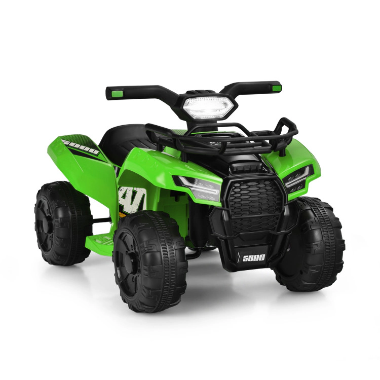 Hivvago 6V Kids ATV Quad Electric Ride On Car with LED Light and MP3