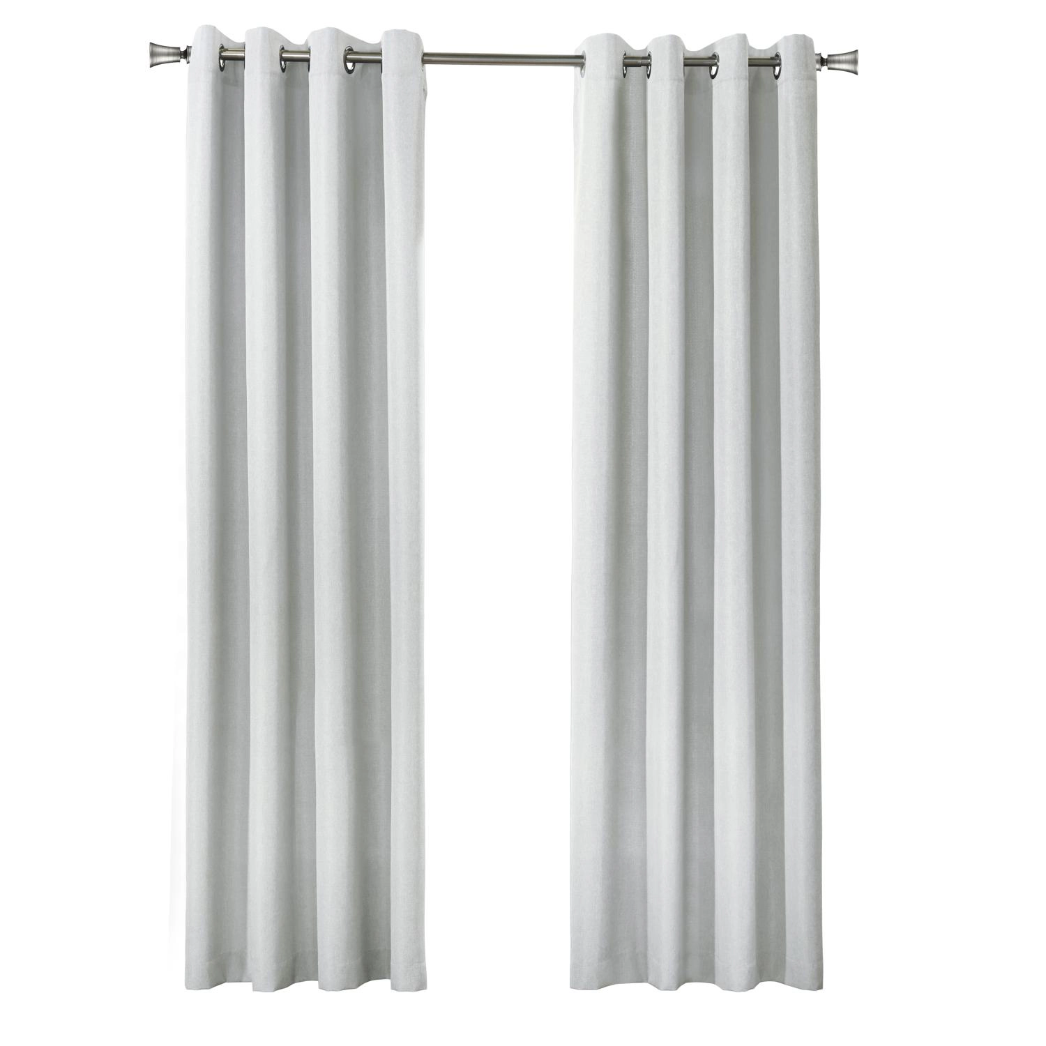 Thermaplus Marissa Blackout UV Protection Grommet Curtain Panel for Windows 52" x 84" Light Grey