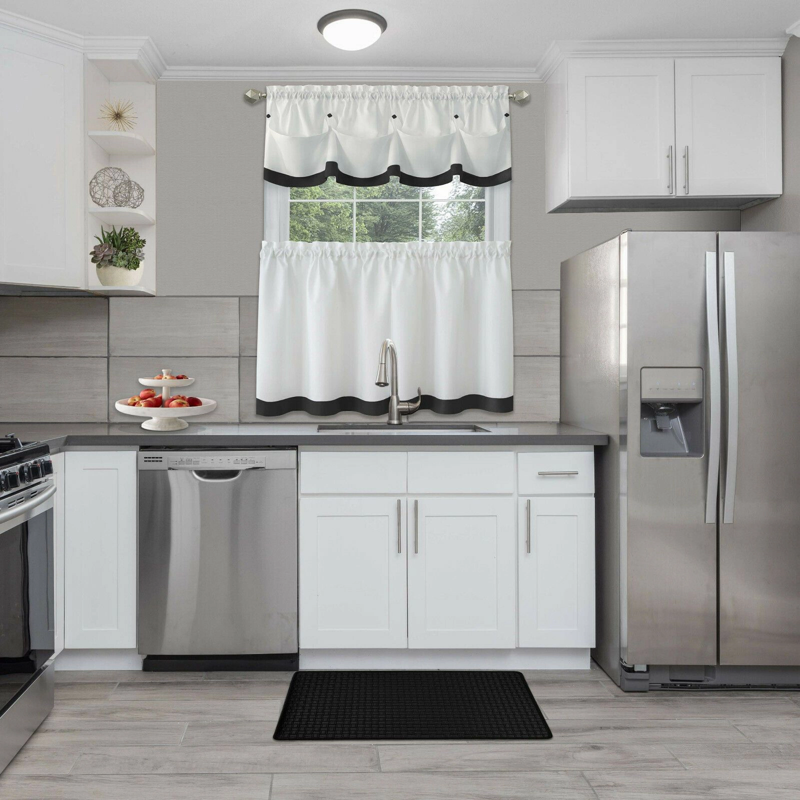 Kate Aurora Heavy Duty Non Slip Memory Foam Kitchen Mats
