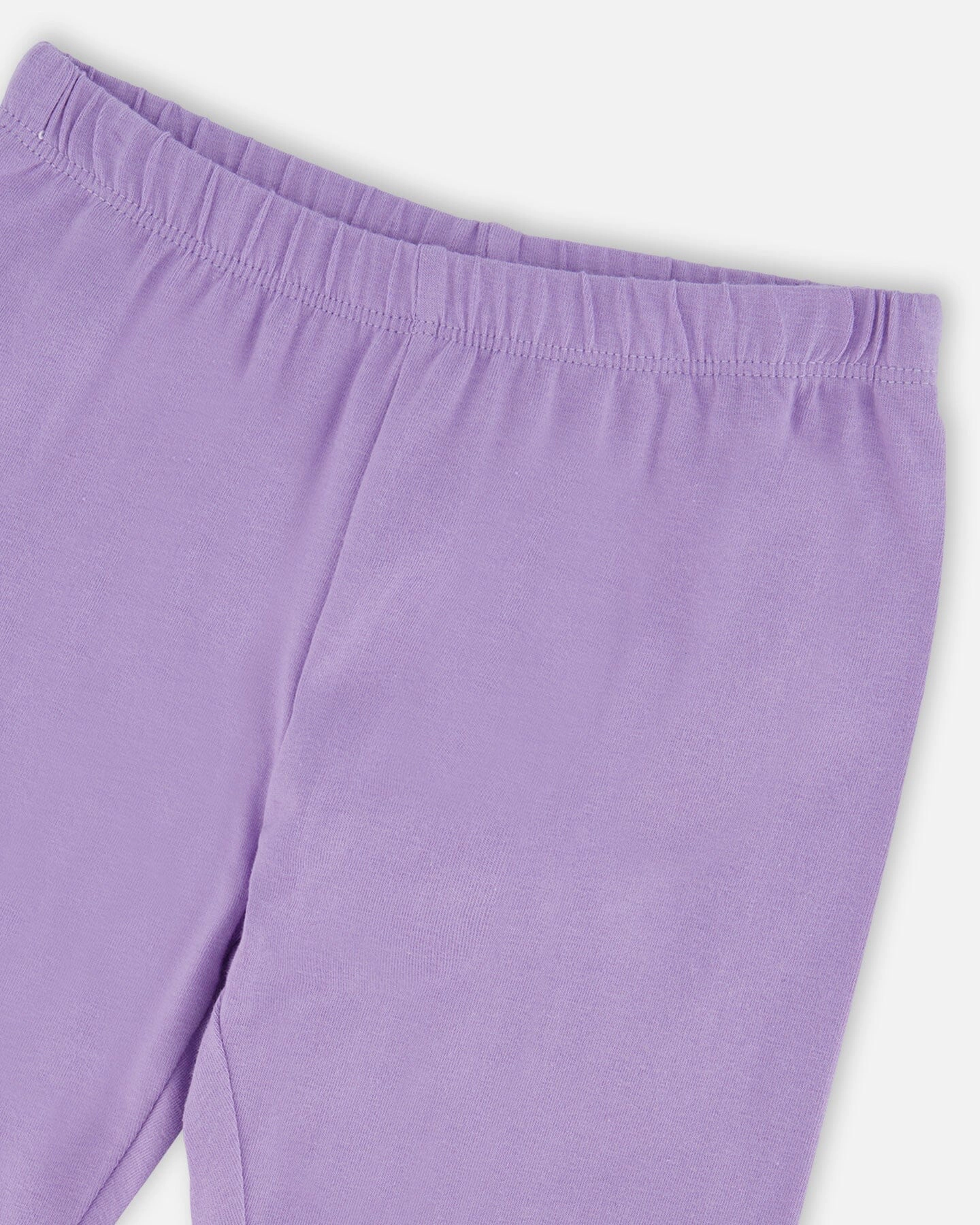 Deux par Deux Girls Organic Cotton Jersey Capri with Knee Screen Hearts Appliqués
