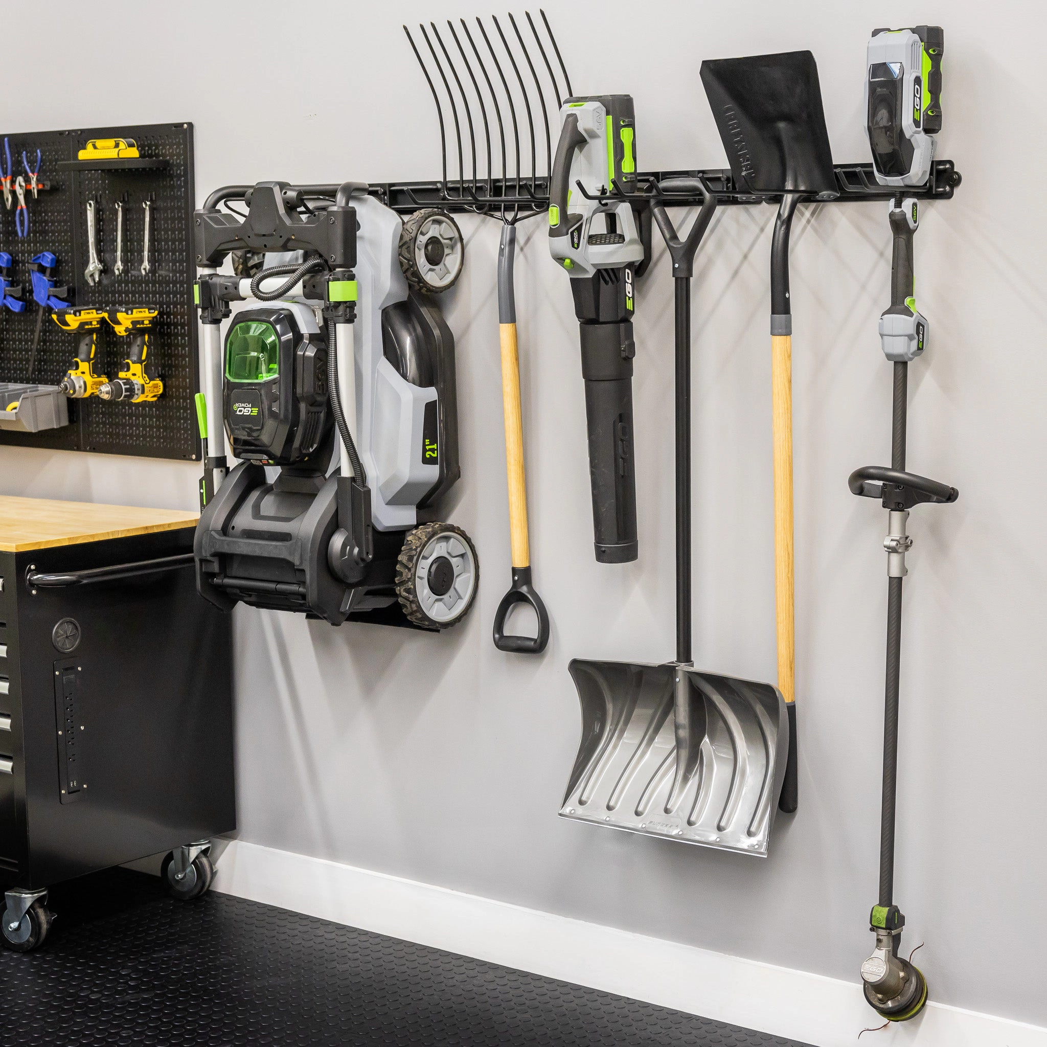 StoreYour 64" Modular Multi-Use Garage Organizer, Tool Storage Rack, Holds 600 lbs