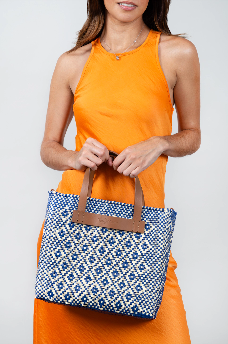 Tin Marin Mixte Woven Crossbody Bag