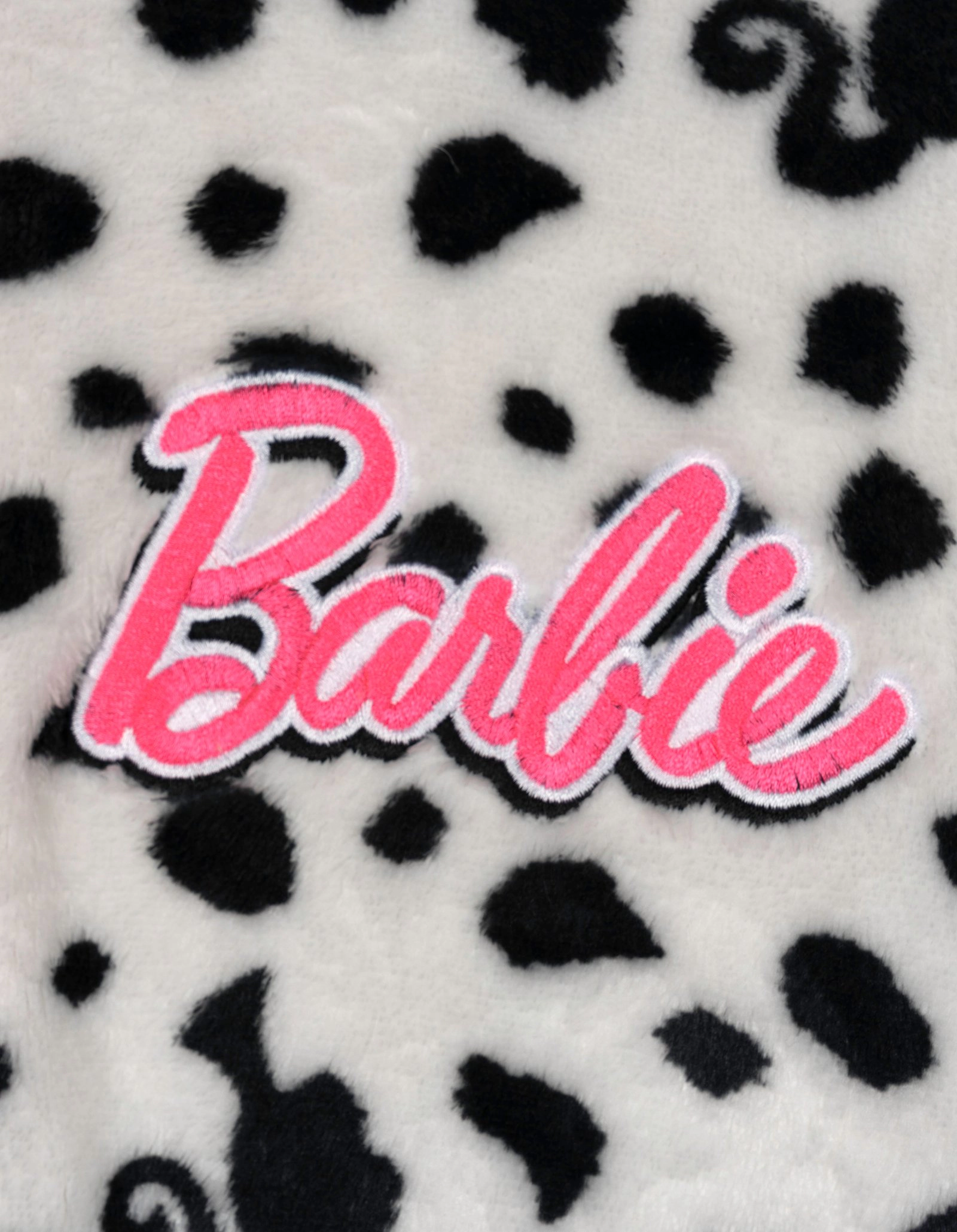 Barbie Girls' Half-Zip Fleece Pullover Sweatshirt