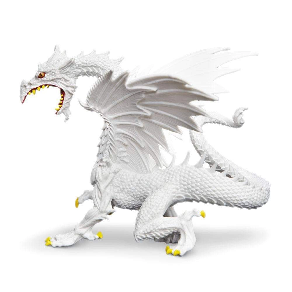 Safari Ltd. - Glow in the Dark Snow Dragon Kids Toy Figure