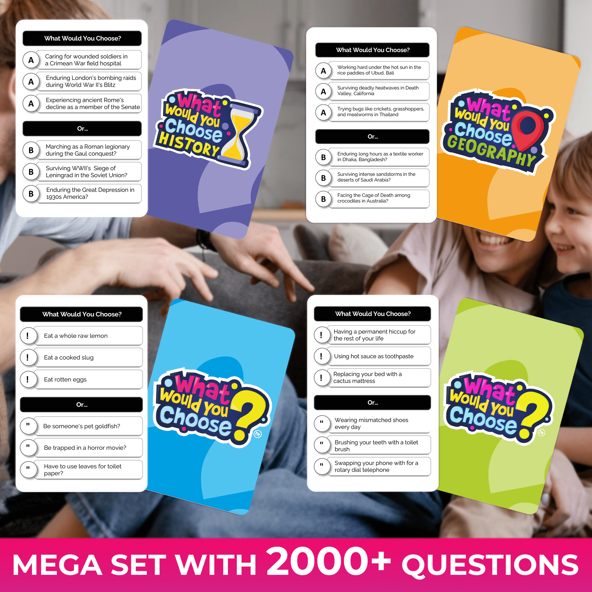 QUOKKA What Would You Choose? Trivia and Card Games for Kids & Family
