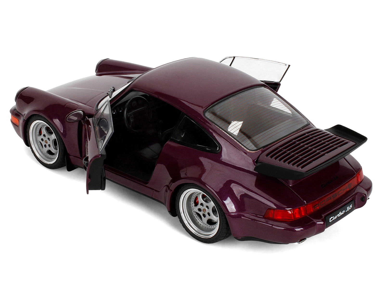 Jada Porsche 911 3.6 Turbo Purple Metallic "Pink Slips" Series 1/18 Diecast Model Car by Jada