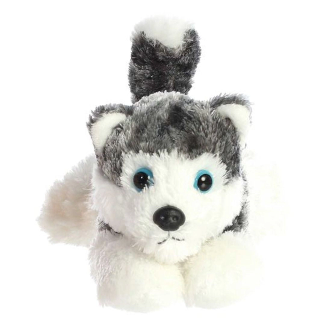 Aurora Mini Flopsie Mush Siberian Husky 8-Inch Stuffed Animal Plush