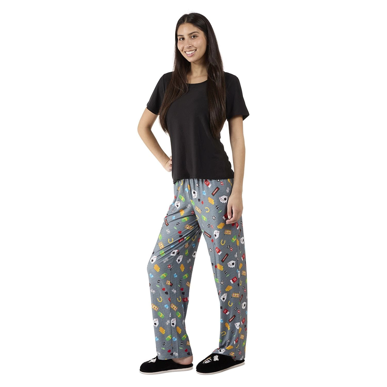 MeMoi Women's Deal Me Two Piece Pajama Set A Bag