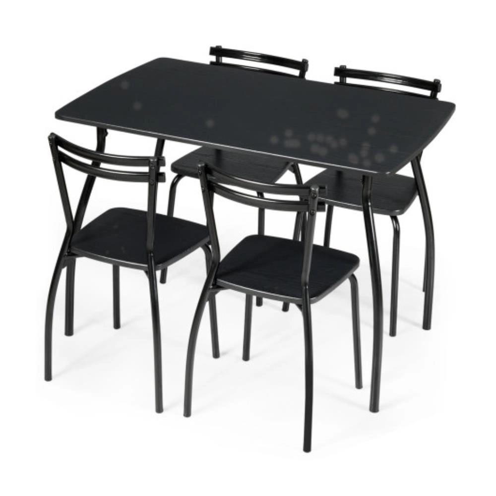 Hivvago 5 Pieces Dining Table Set With 4 Chairs