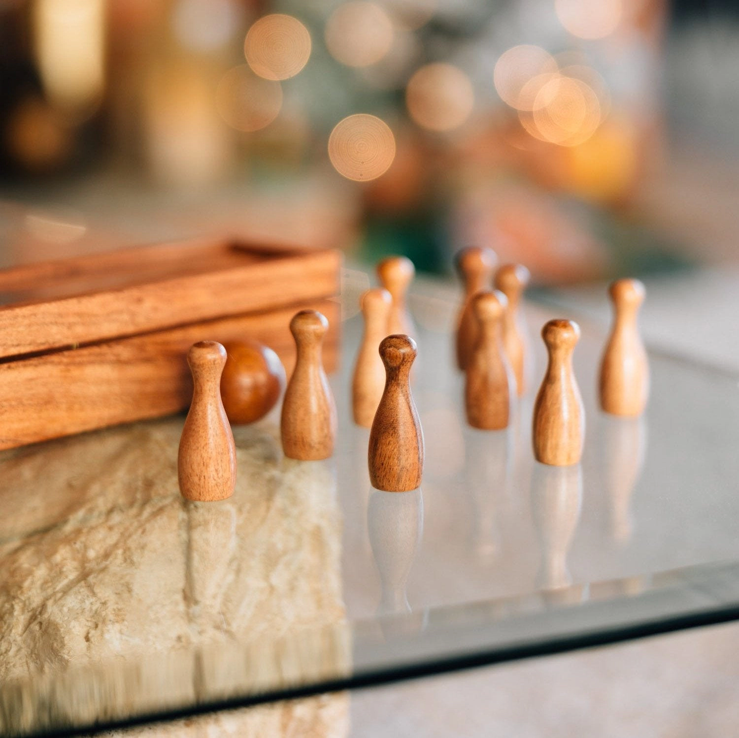 Ten Thousand Villages Handmade Tabletop Bowling