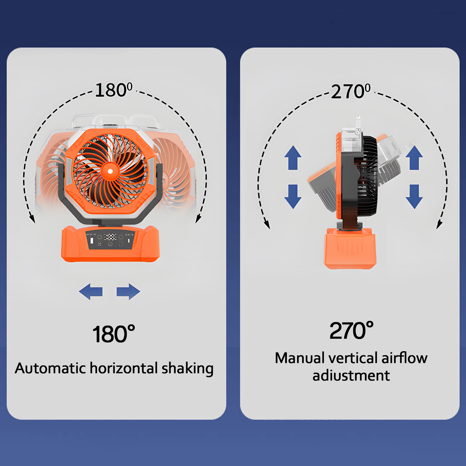 Sonicgrace Portable Outdoor Misting Fan 20000mAh Recharge