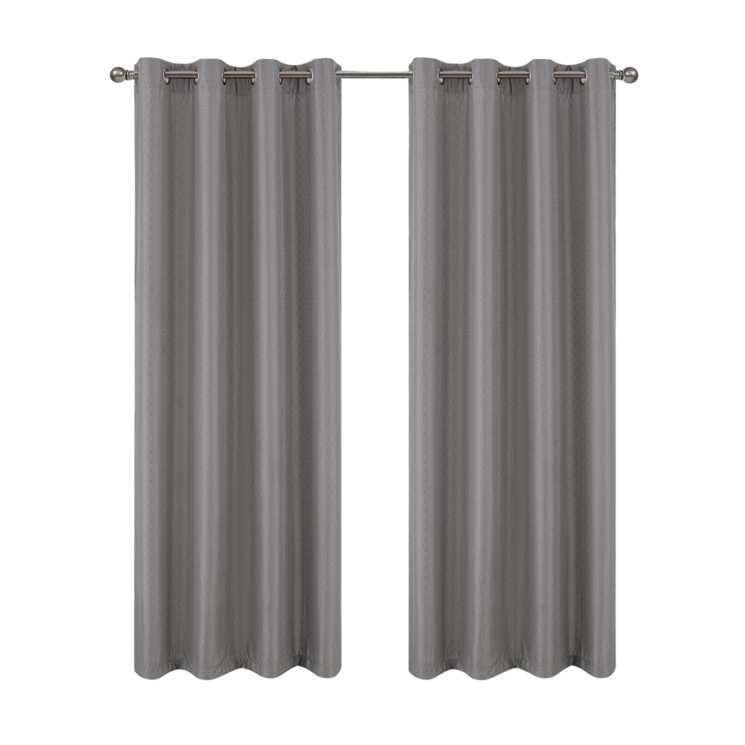 RT Designers Collection 100% Polyester 140 GSM Sedona Jacquard Grommet Curtain Panel 54" x 90