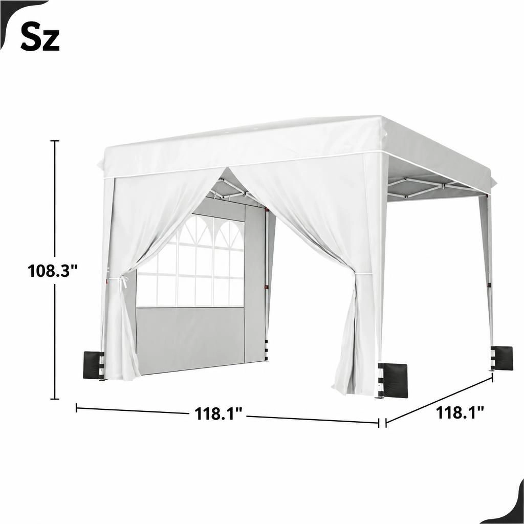 WOW PIONEER Large Square Outdoor Canopy Tent