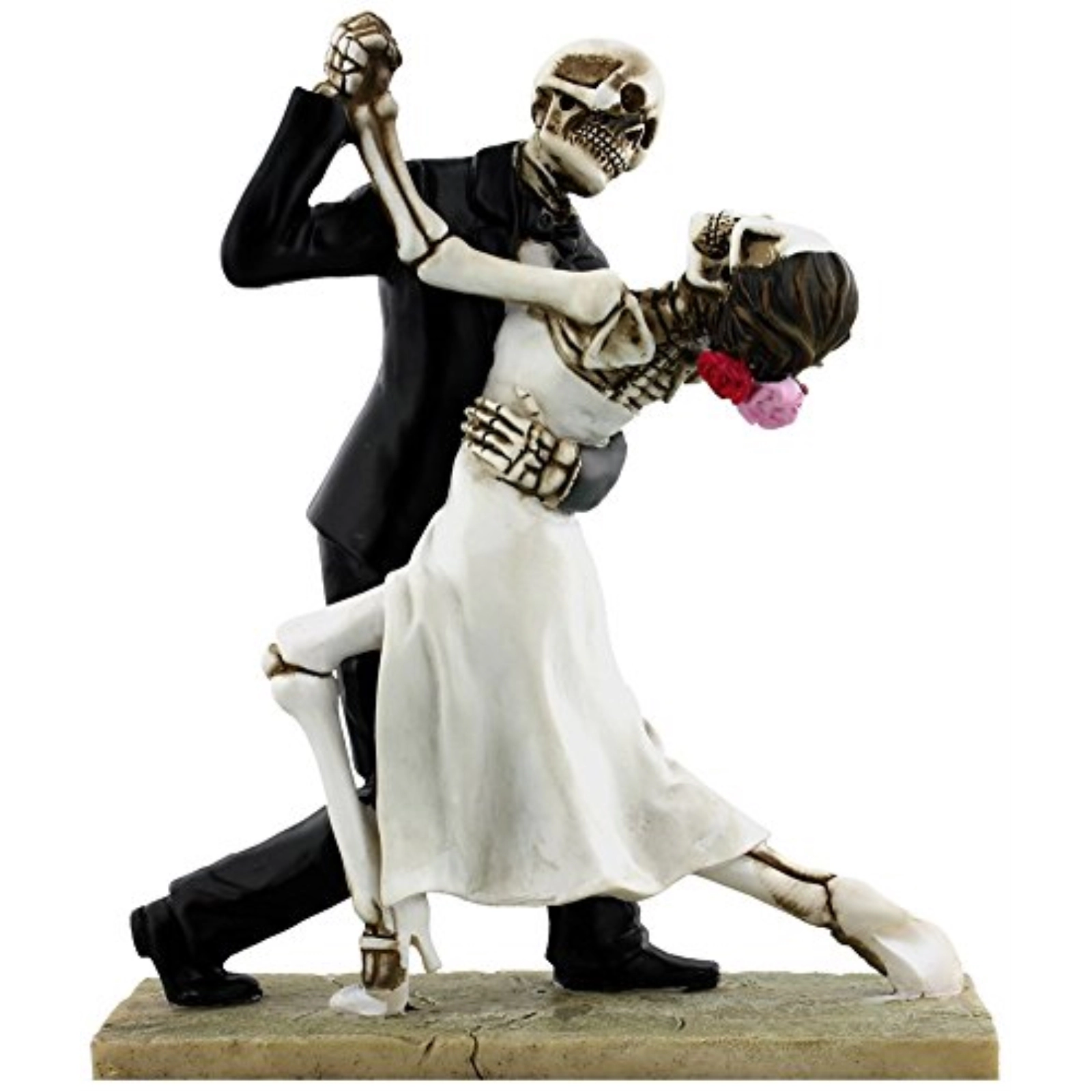 Pacific Giftware Skeleton Wedding Couple Dancing Day of the Dead Dia de Los Muertos Figurine