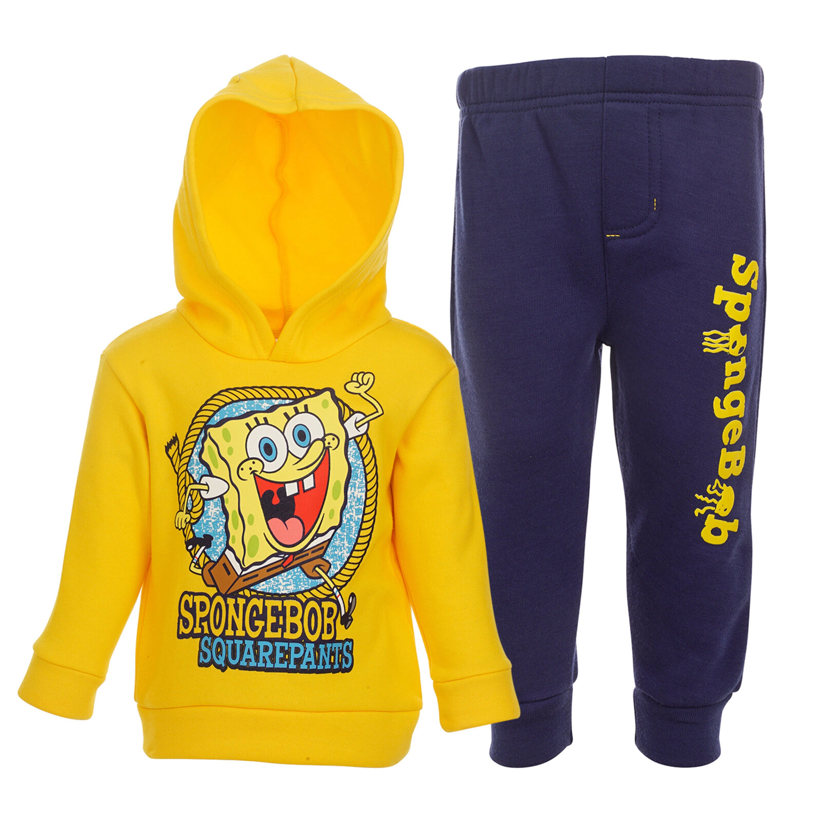 Nickelodeon SpongeBob SquarePants Boys' Fleece 2-Piece Hoodie and Pants Set