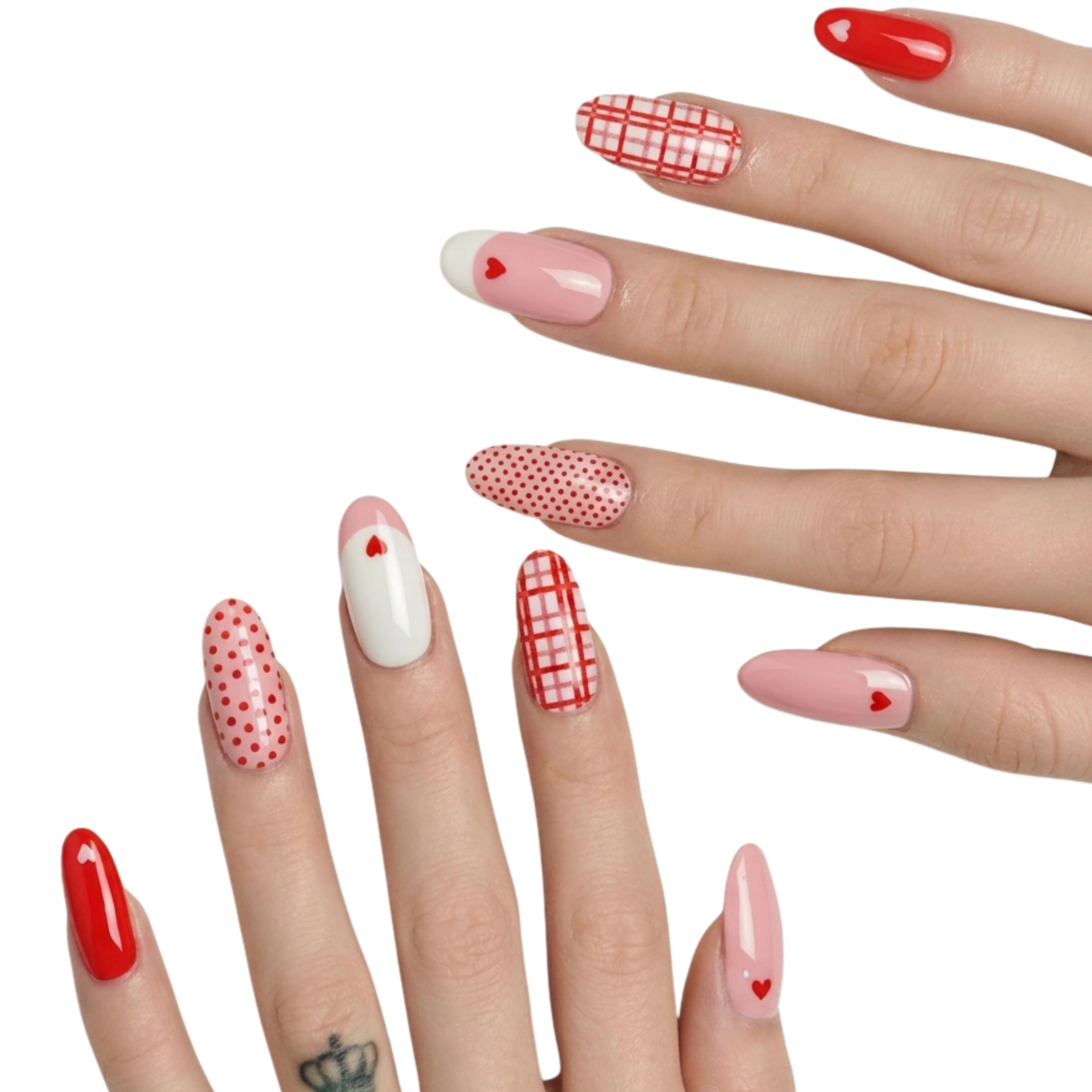 XPNail Women's 2-Pack Bundle of Nail Polish Strips Hrtz 16ct