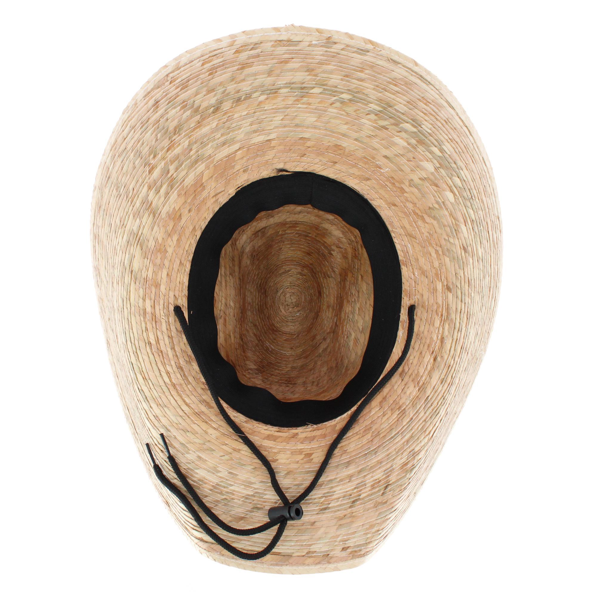 CTM Men's Chihuahua Western Palm Leaf Cowboy Hat