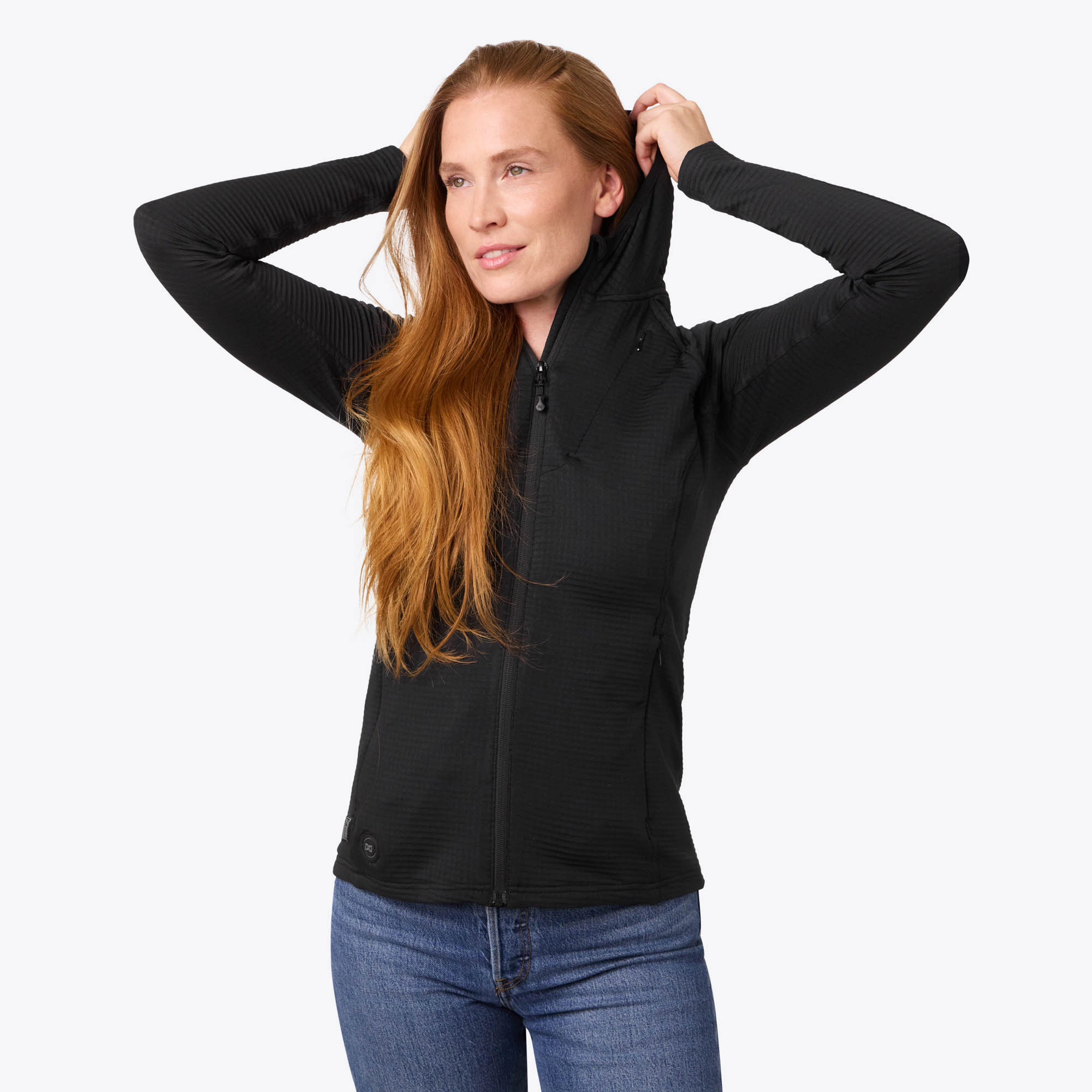 Mobile Warming Women's  Element Mid-Layer Full Zip Hoodie