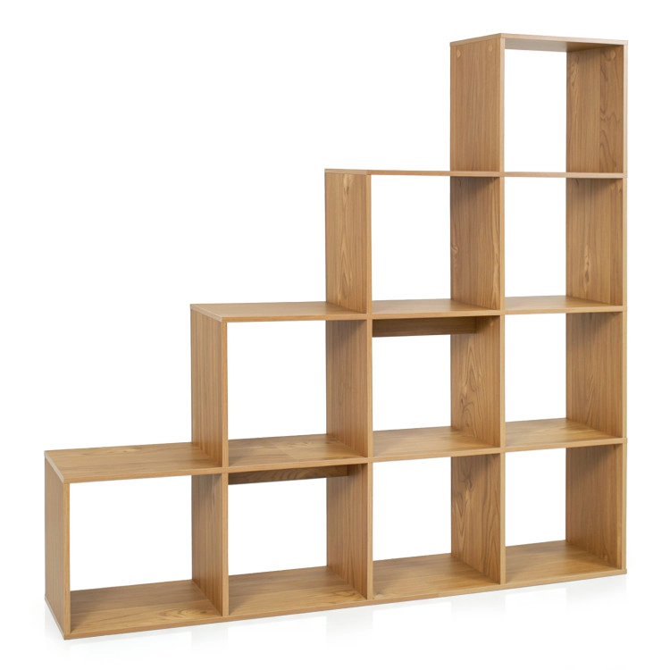 Hivvago 4-Tier Bookshelf with 2 Anti-Tipping Kits for Home Office