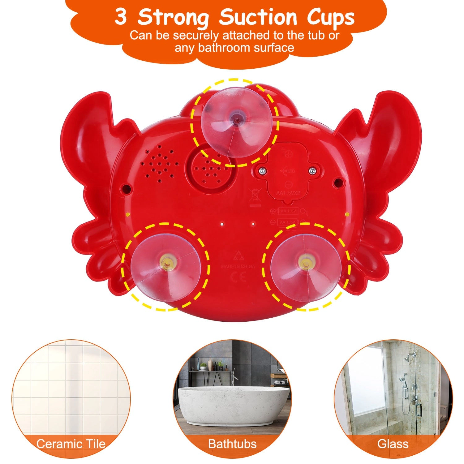 GBruno Kids' Musical Frog Bubble Bath Maker